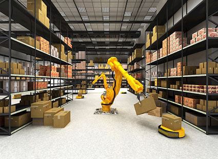 التطبيق في مخازن الكمبيوتر الصناعية