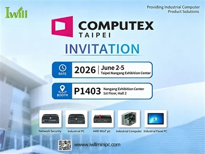 IWILL في Computex 2026: أجهزة كمبيوتر صناعية قوية مخصصة لعالم ذكي
