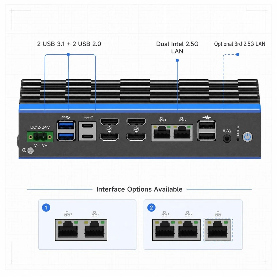 Ultra-Thin Industrial Mini PC With Intel Core Ultra 5 125U best